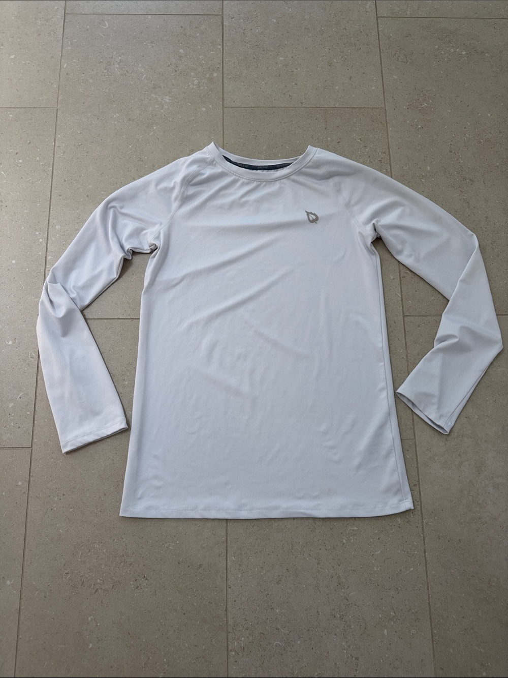 Baleaf White Long Sleeve Performance Tee